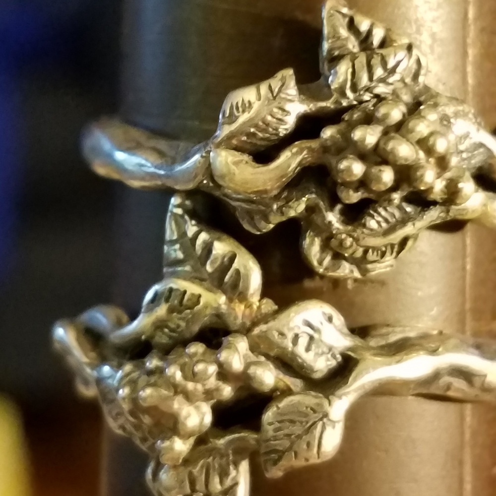 Sterling Silver grape ring